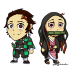 Tanjiro and Nezuko