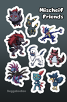 Assortment of Dark-type Pokemon